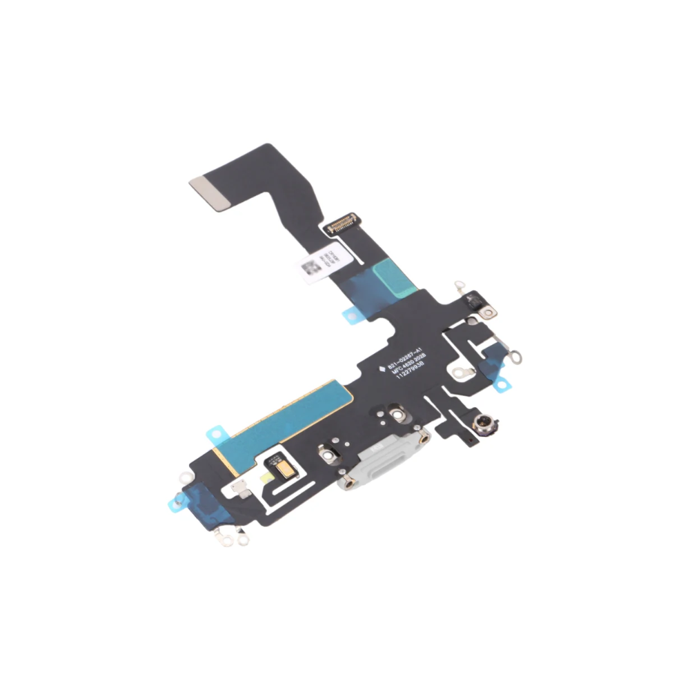 For Apple iPhone 12 / 12 Pro Replacement Charging Port Flex (White) E-Tech61