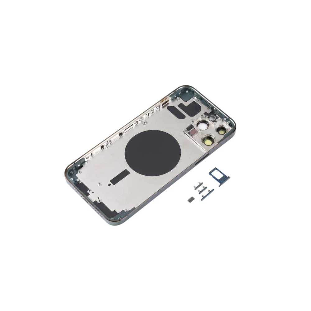 Back Housing Cover with SIM Card Tray & Side Keys & Camera Lens for iPhone 13 Pro Max(Green) E-Tech61