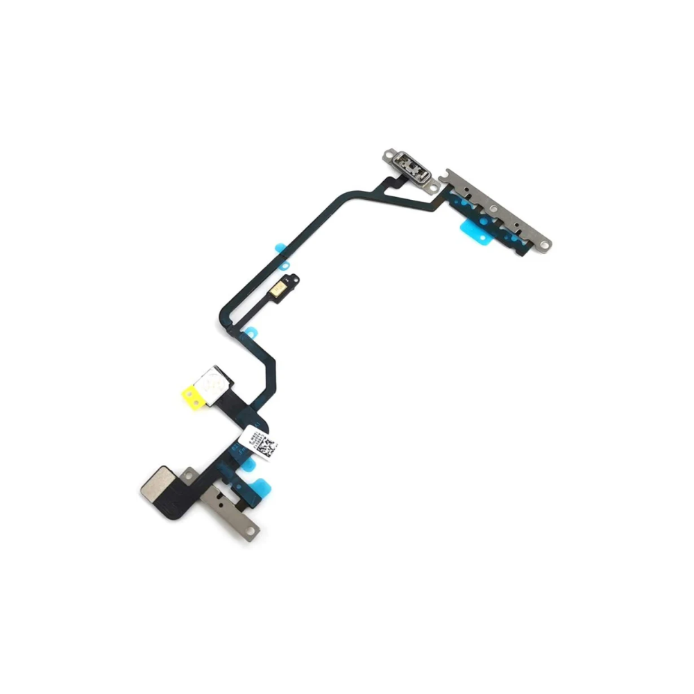 For Apple iPhone XR Replacement Power, Volume and Top Microphone Flex with Flash E-Tech61