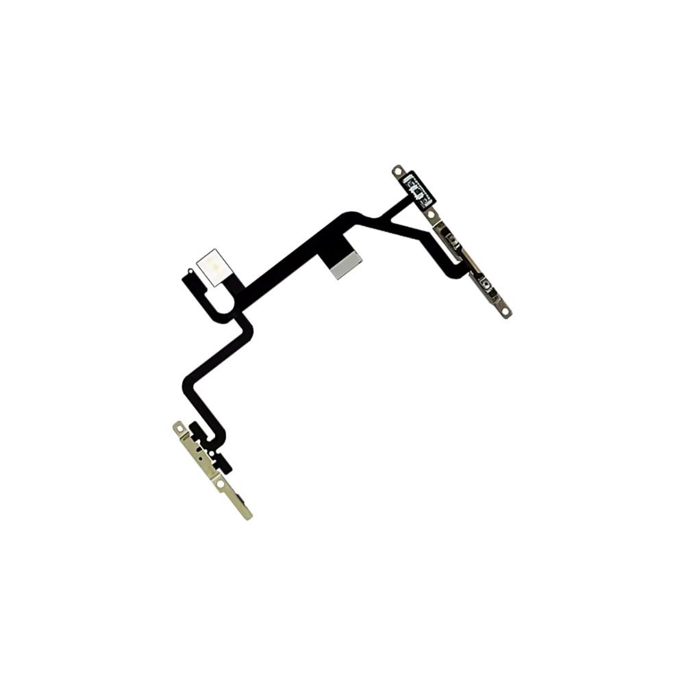 For iPhone 8 /SE2 ON OFF Power & Volume Button Flex Cable With Metal Bracket