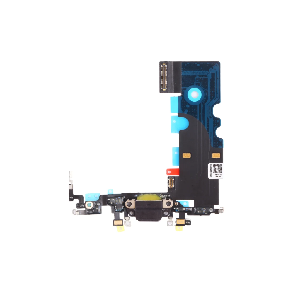 For iPhone 8 Charging Port Connector Flex Cable Dock Black Replacement