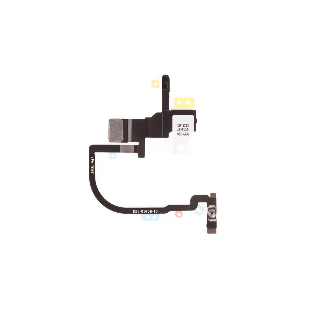 For iPhone XS MAX Power ON Off Button Switch Flash LED & Torch Flex Cable