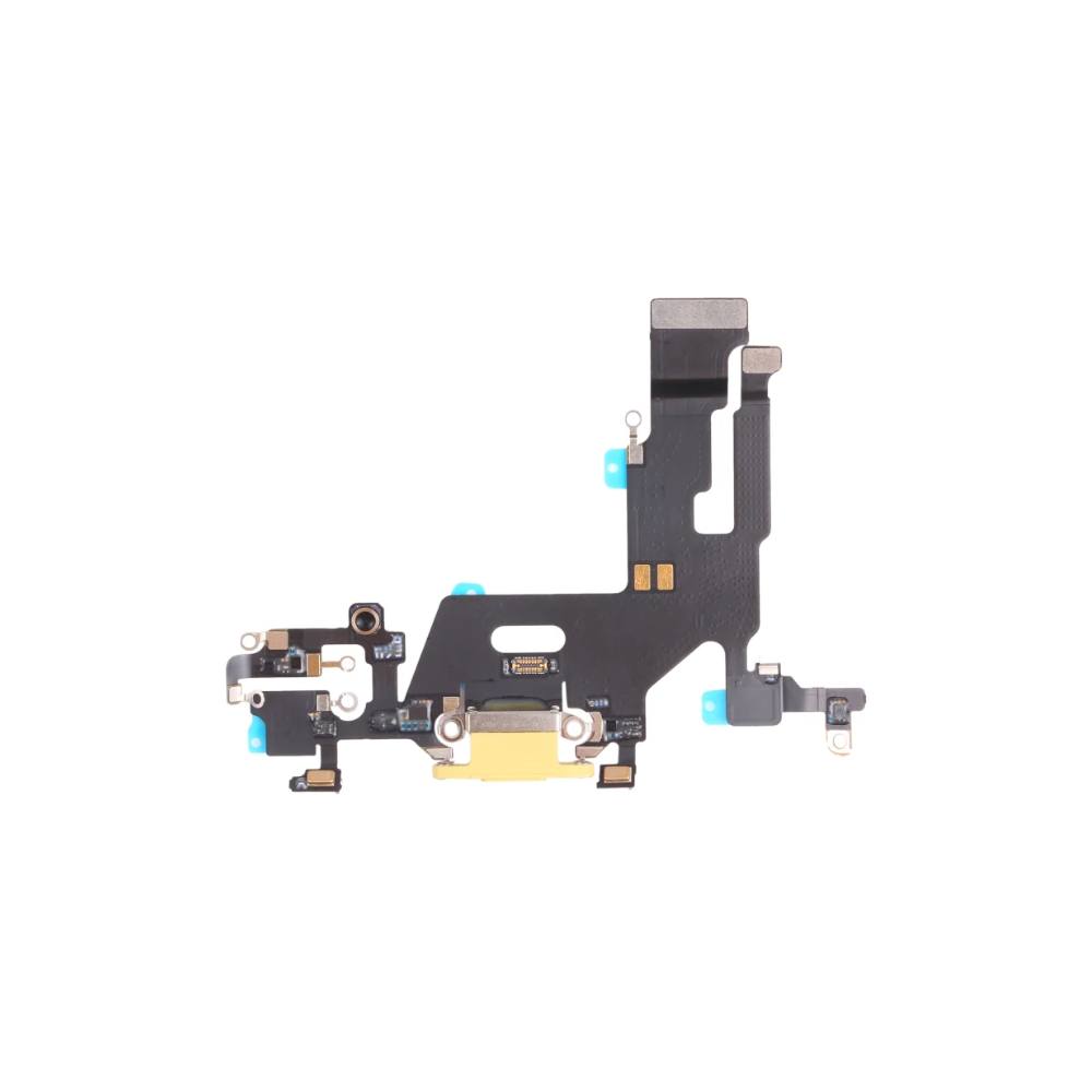 For Apple iPhone 11 Replacement Charging Port Flex With Main Microphone (Yellow) E-Tech61