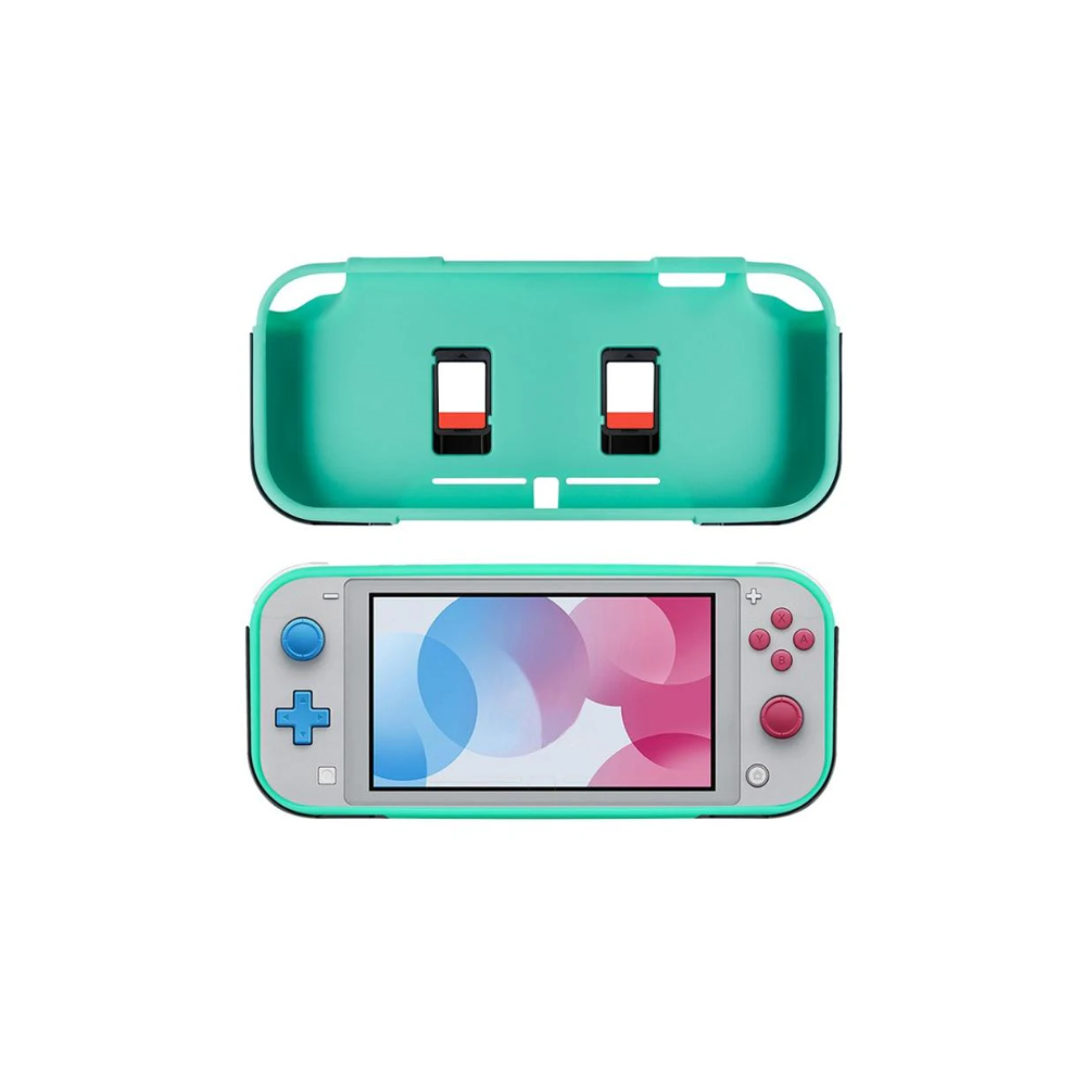 For Nintendo Switch Lite Game Console TPU Stand Protective Case (Yellow Black) E-Tech61