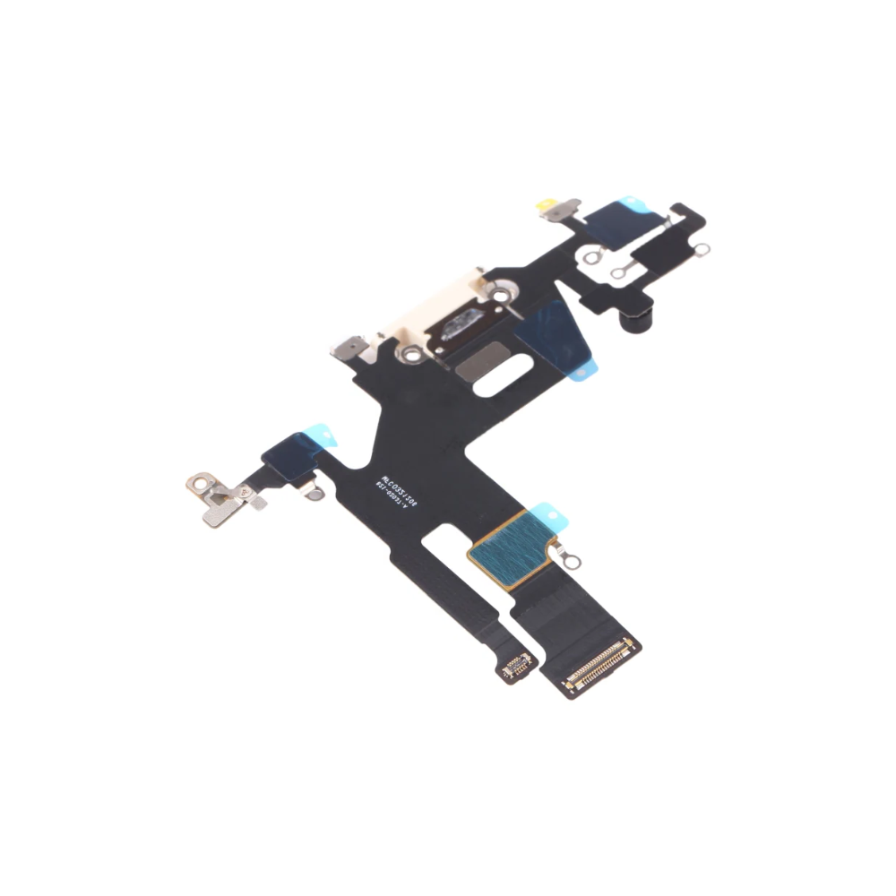 For Apple iPhone 11 Replacement Charging Port Flex With Main Microphone (White) E-Tech61