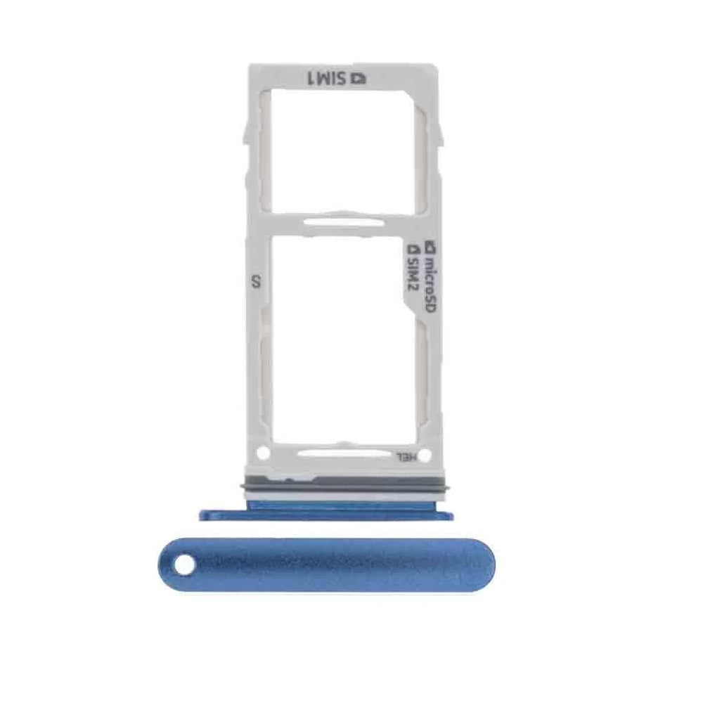 For Samsung Galaxy S9 / S9 Plus Replacement Dual Sim Card Tray (Blue) E-Tech61