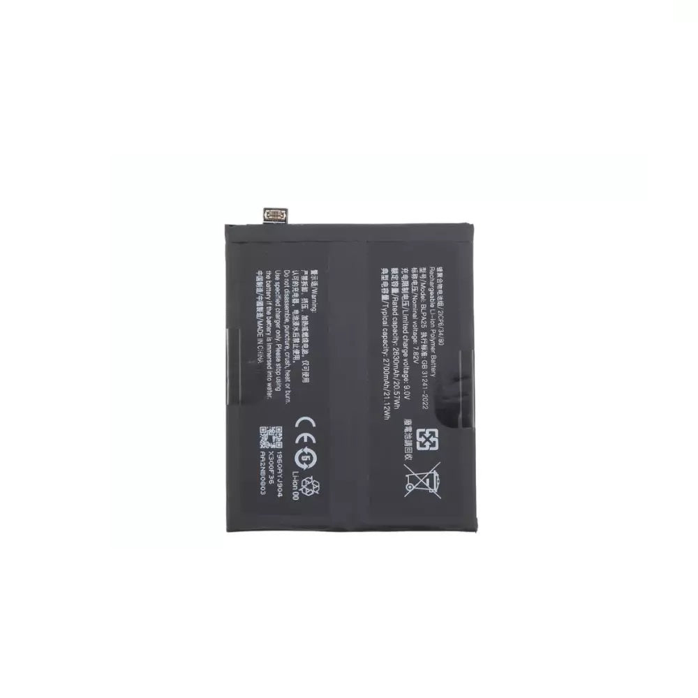 For OnePlus 12 5G Replacement Battery 5400 MAH Premium Quality