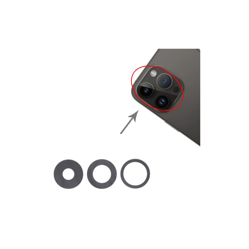 For iPhone 14 Pro Max / 14 Pro Back Camera Lens E-Tech61