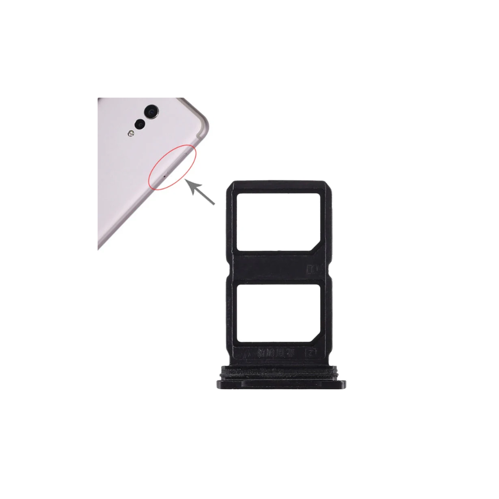 Vivo Xplay6 Dual SIM Card Tray Replacement (Black) | E-Tech61