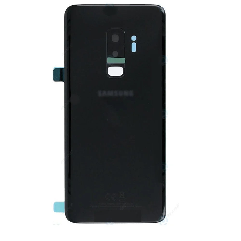 For Samsung Galaxy S9 Plus Replacement Rear Battery Cover with Adhesive (Black) E-Tech61