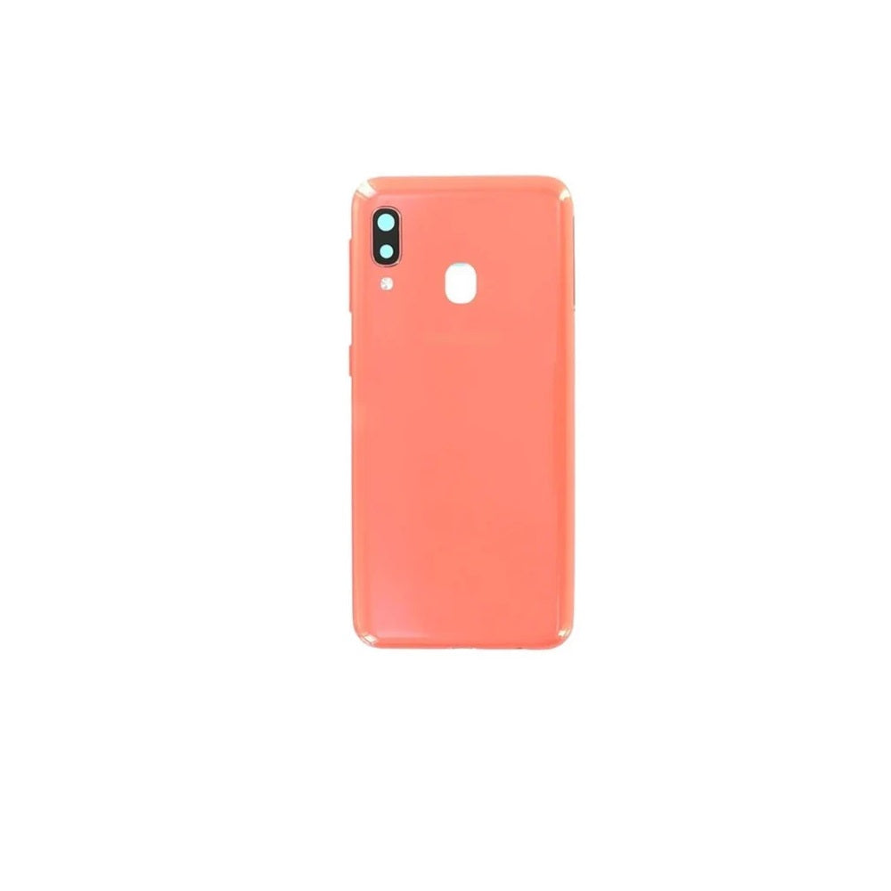 For Samsung Galaxy A20e A202 Replacement Rear Battery Cover with Adhesive (Orange) E-Tech61