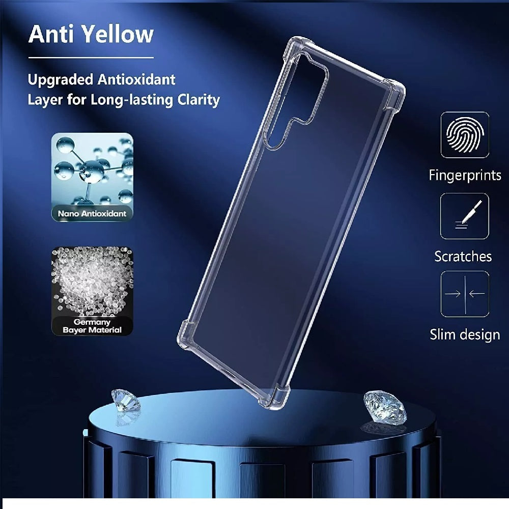 Case For Samsung S24 S23 Ultra S22 Plus S21 S20 Shockproof Silicone Bumper Gel