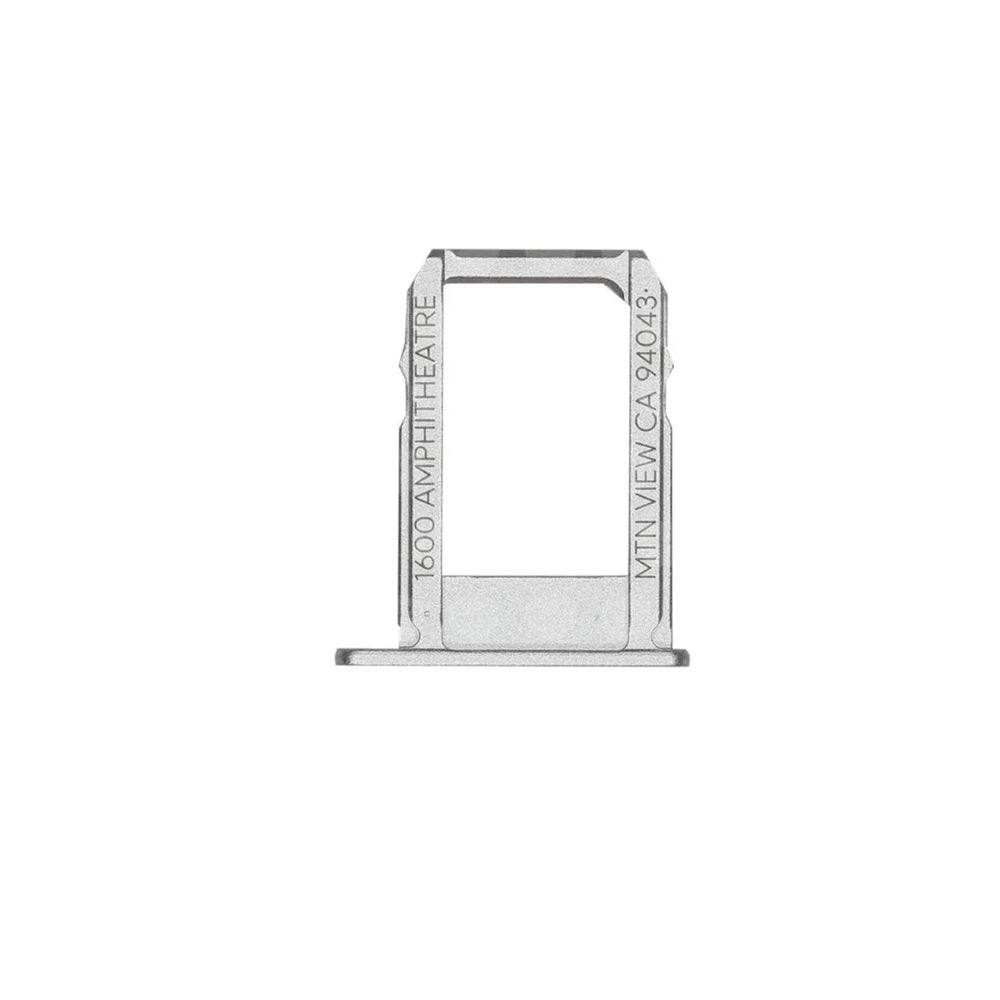 For Google Pixel Replacement Sim Card Tray Holder (Very Silver) E-Tech61