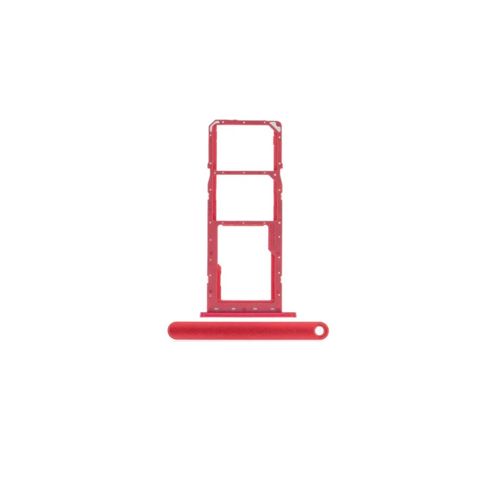 For Samsung Galaxy A02s A025 Replacement Dual Sim Card Tray (Red) E-Tech61