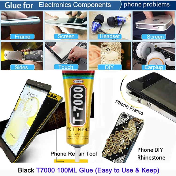110mL T7000 LCD Screen Black Glue Multifunction Universal DIY Adhesive Glue