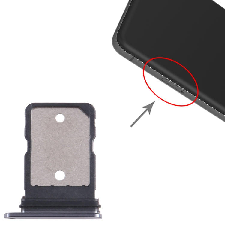 For Google Pixel 8 Pro Original SIM Card Tray(Black)