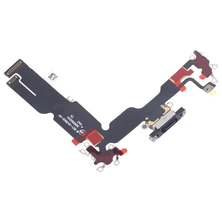 For iPhone 15 Plus Charging Port Flex Cable (Black)
