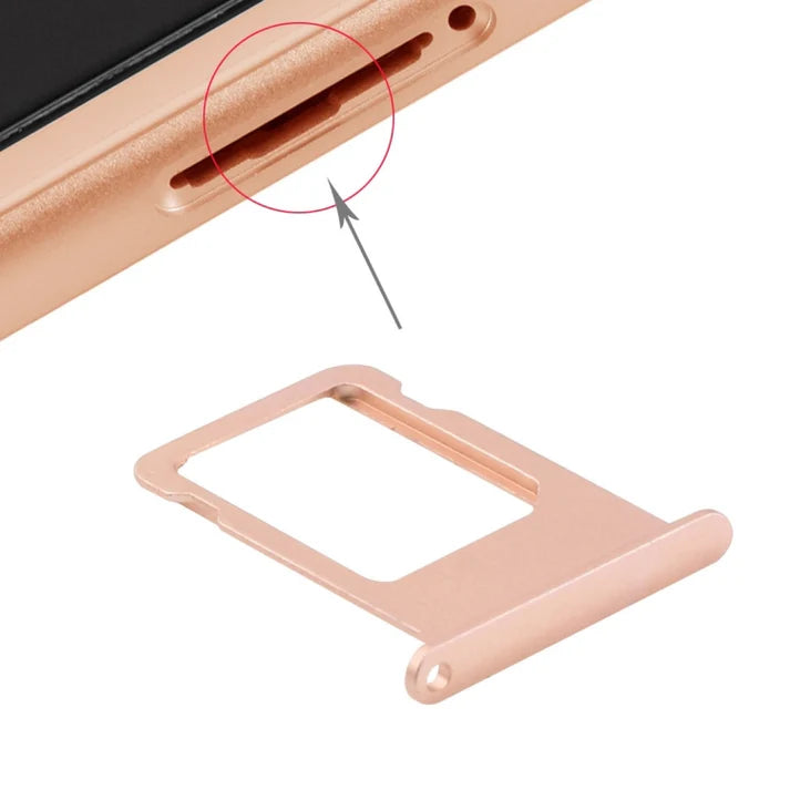 For Apple iPhone 6S Plus Replacement Sim Card Tray - Rose Gold E-Tech61