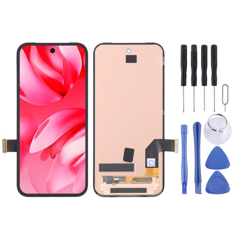 For Google Pixel 9a GXQ96 GTF7P G3Y12 Original OLED LCD Screen with Digitizer Full Assembly