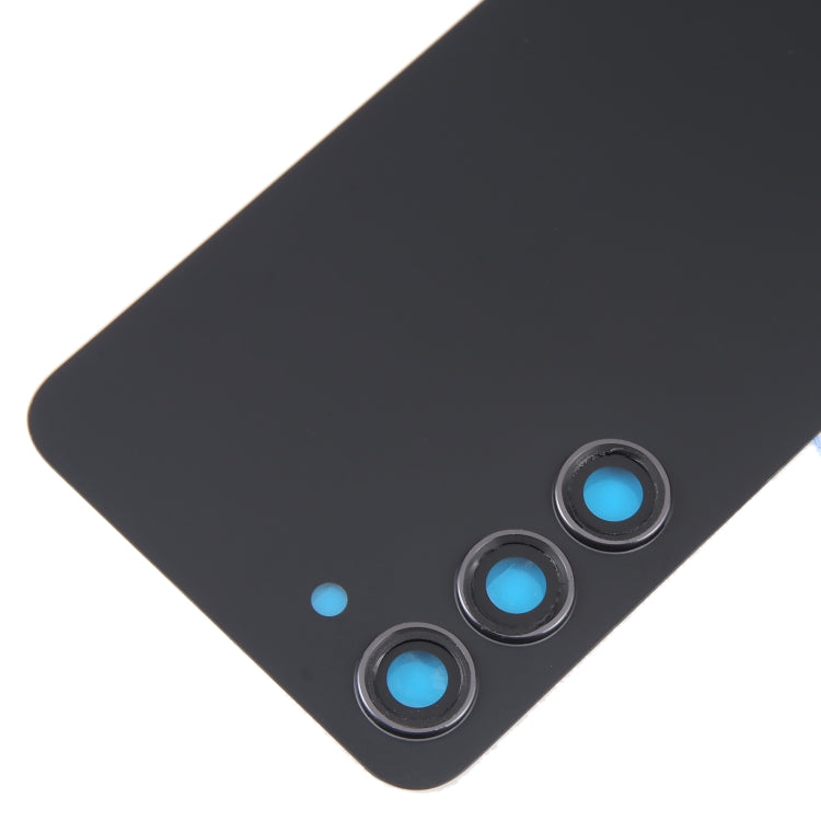 For Samsung Galaxy S23 SM-S911B OEM Glass Battery Back Cover with Camera Lens Cover(Black)