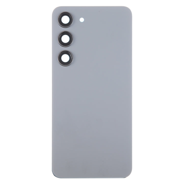 For Samsung Galaxy S23 SM-S911B OEM Glass Battery Back Cover with Camera Lens Cover(Grey)