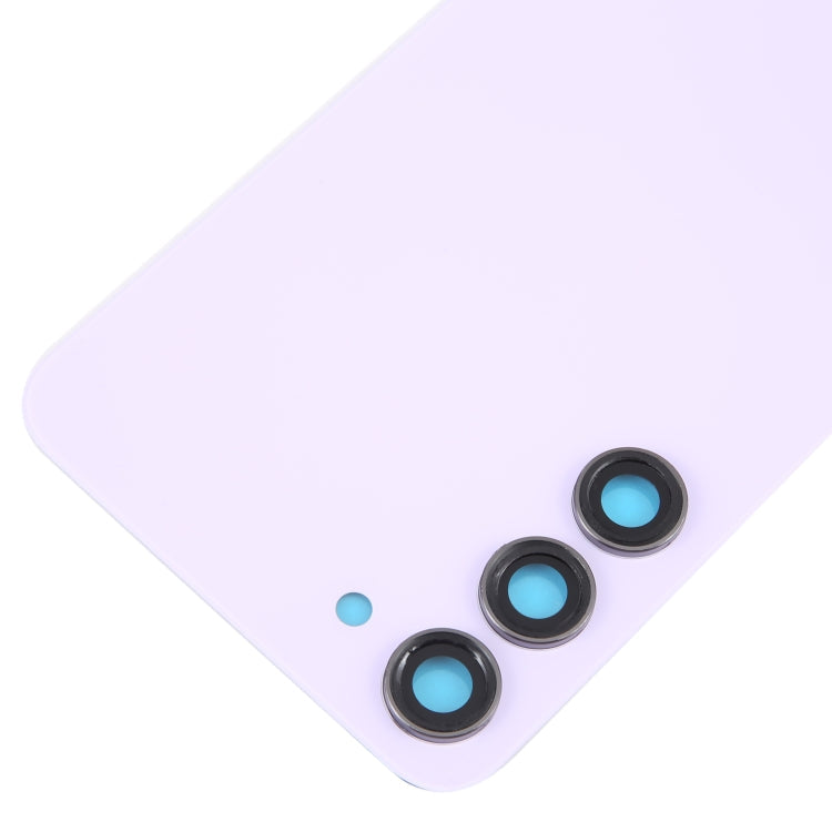 For Samsung Galaxy S23+ SM-S916B OEM Glass Battery Back Cover with Camera Lens Cover(Pink)