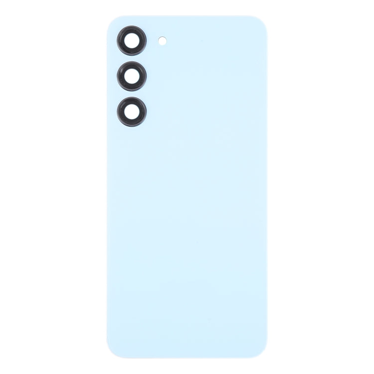 For Samsung Galaxy S23+ SM-S916B OEM Glass Battery Back Cover with Camera Lens Cover(Blue)