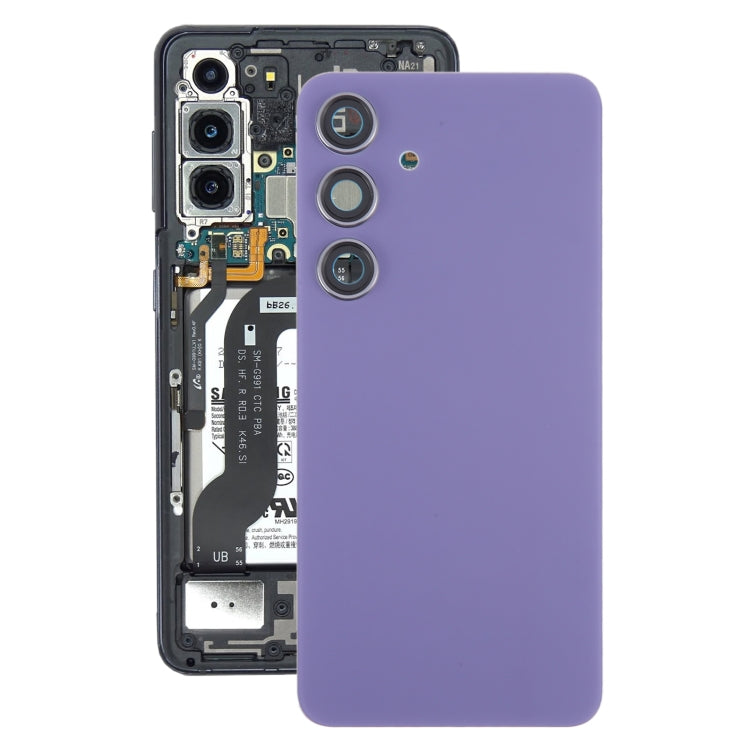 For Samsung Galaxy S24 SM-S921B OEM Battery Back Cover with Camera Lens Cover(Purple)