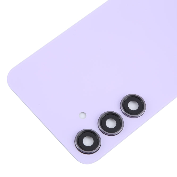 For Samsung Galaxy S24+ SM-S926B OEM Battery Back Cover with Camera Lens Cover(Light Purple)