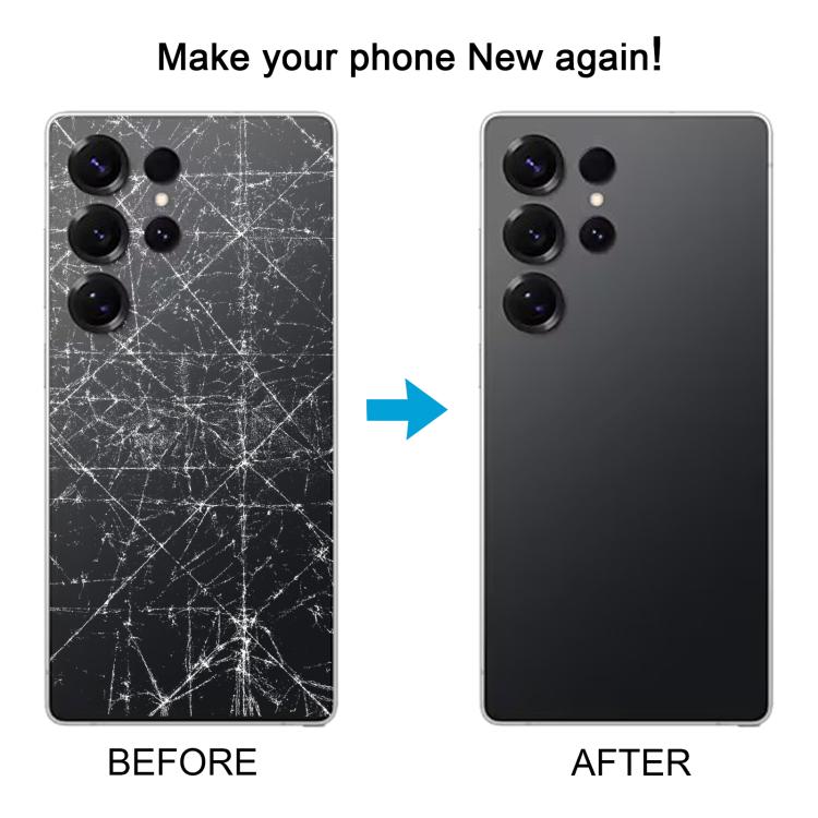 For Samsung Galaxy S25 Ultra SM-S938 OEM Battery Back Cover with Camera Lens Cover(Silver)