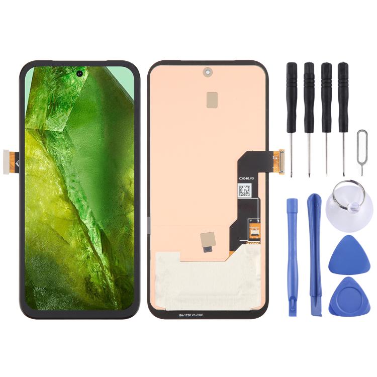For Google Pixel 8a GKV4X G6GPR G576D OLED LCD Screen with Digitizer Full Assembly