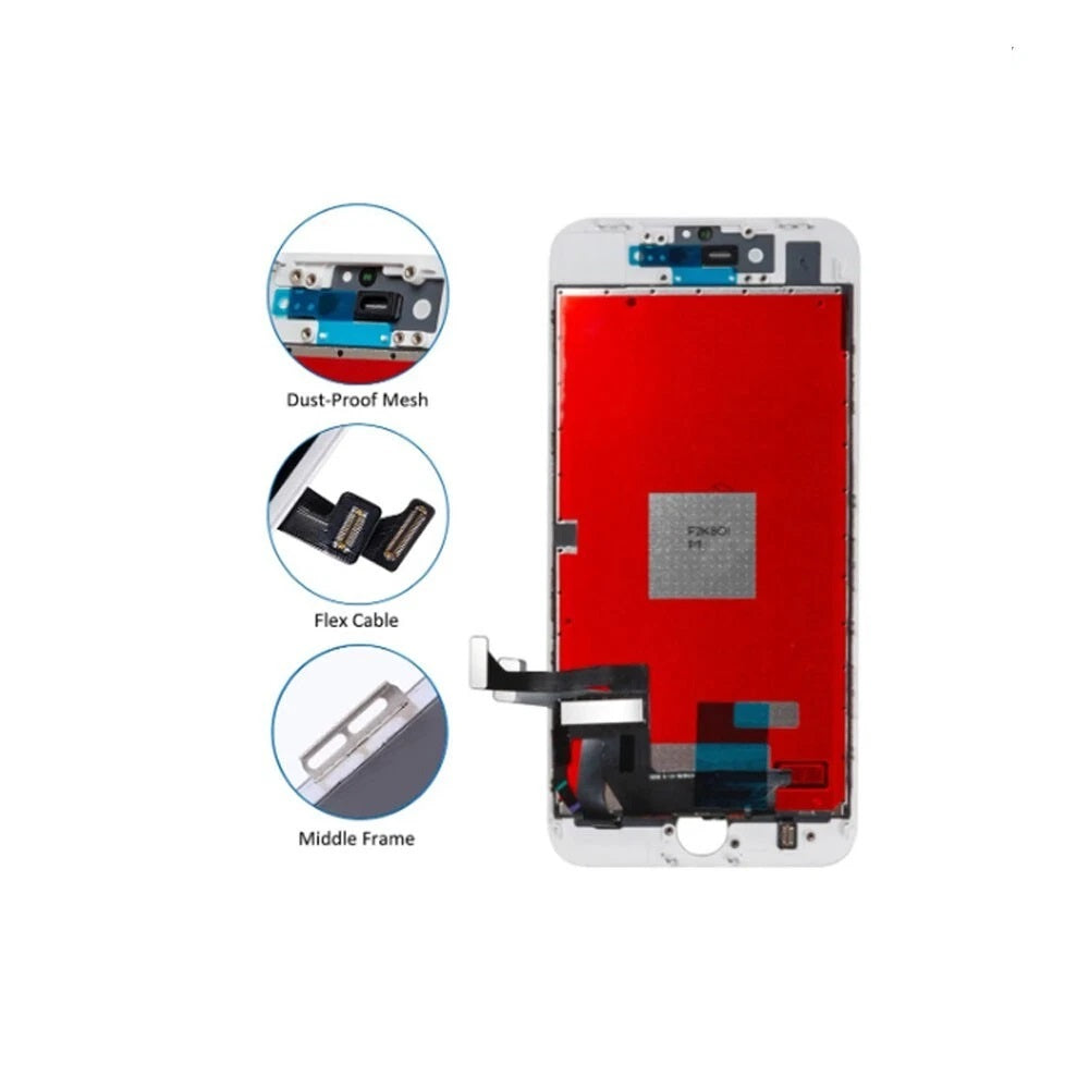 For iPhone 8 / SE 2020 White LCD Replacement Screen Touch Digitizer Display
