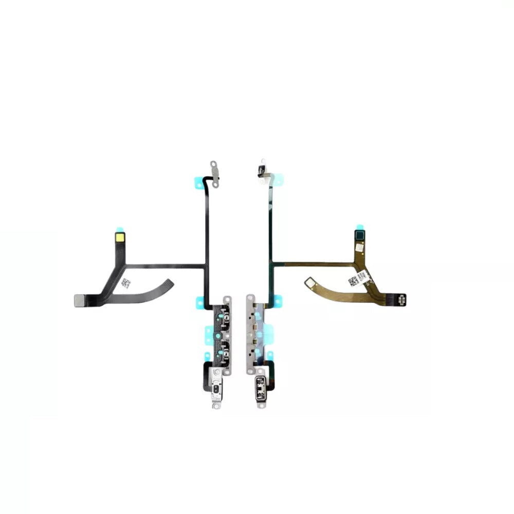 For iPhone XS MAX Volume Flex Cable Mute Switch Flex With Brackets