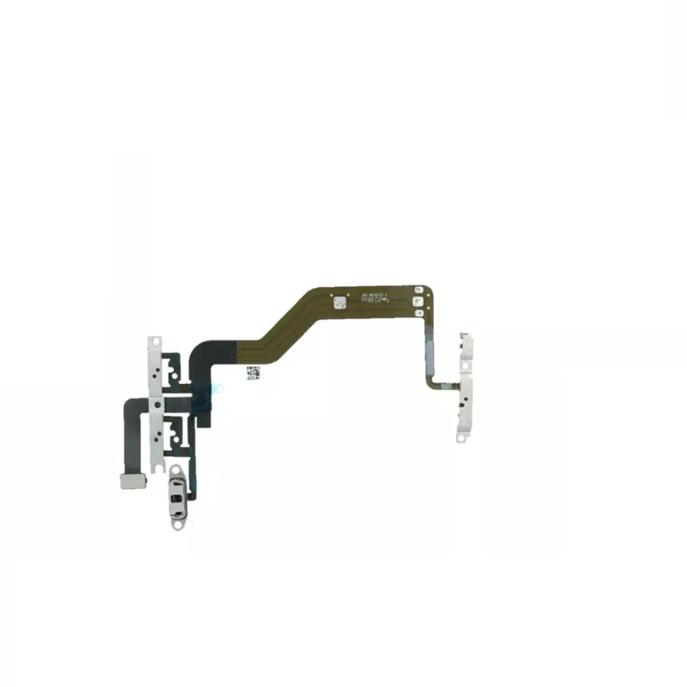 For iPhone 12 Mini ON OFF Power Volume Button Flex Mute Switch Metal Brackets