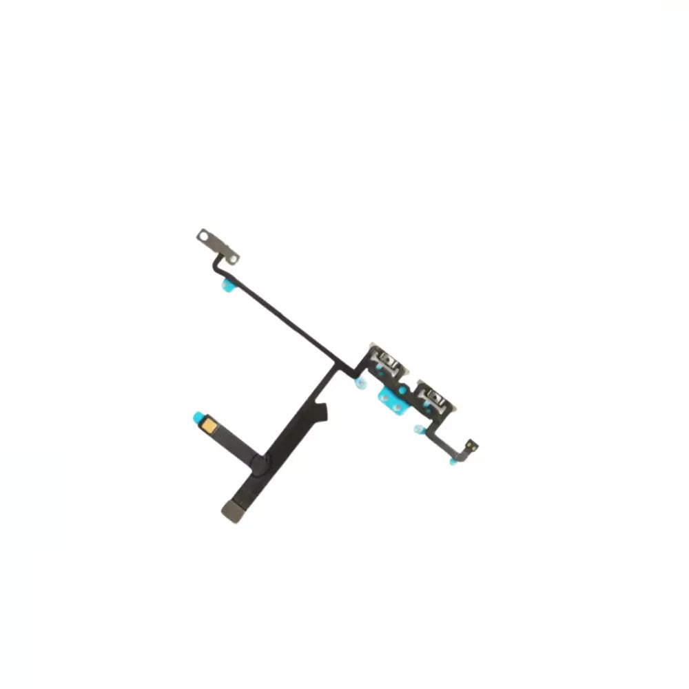 For iPhone XS Volume Button Flex Cable Mute Switch with Metal Brackets