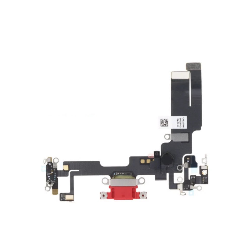 iPhone 14 Red Charging Port Flex Microphone Cable Original With IC