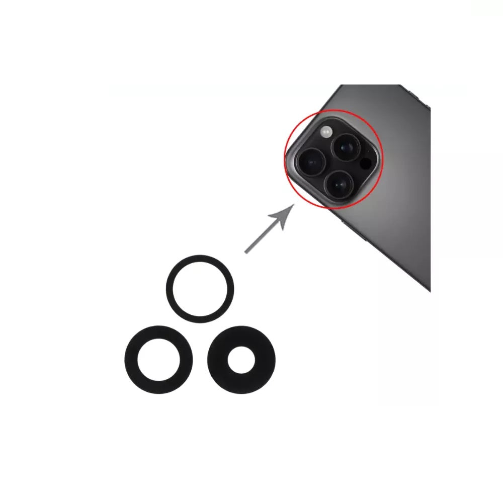 For iPhone 16 Pro Max Replacement Rear Back Camera Lens Premium Quality