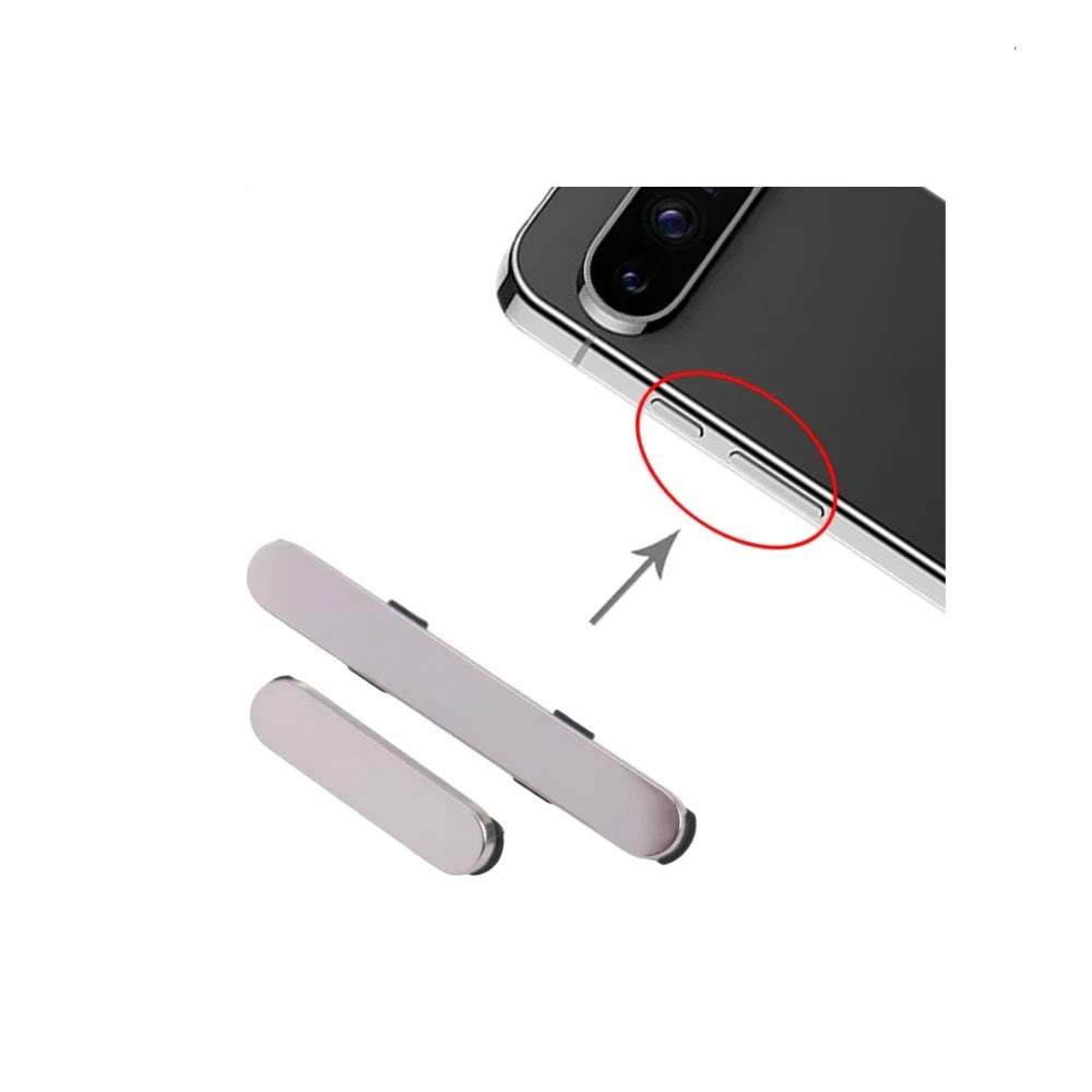 Google Pixel 9 PRO XL Pink Replacement Side Power Volume Up Down Buttons Keys