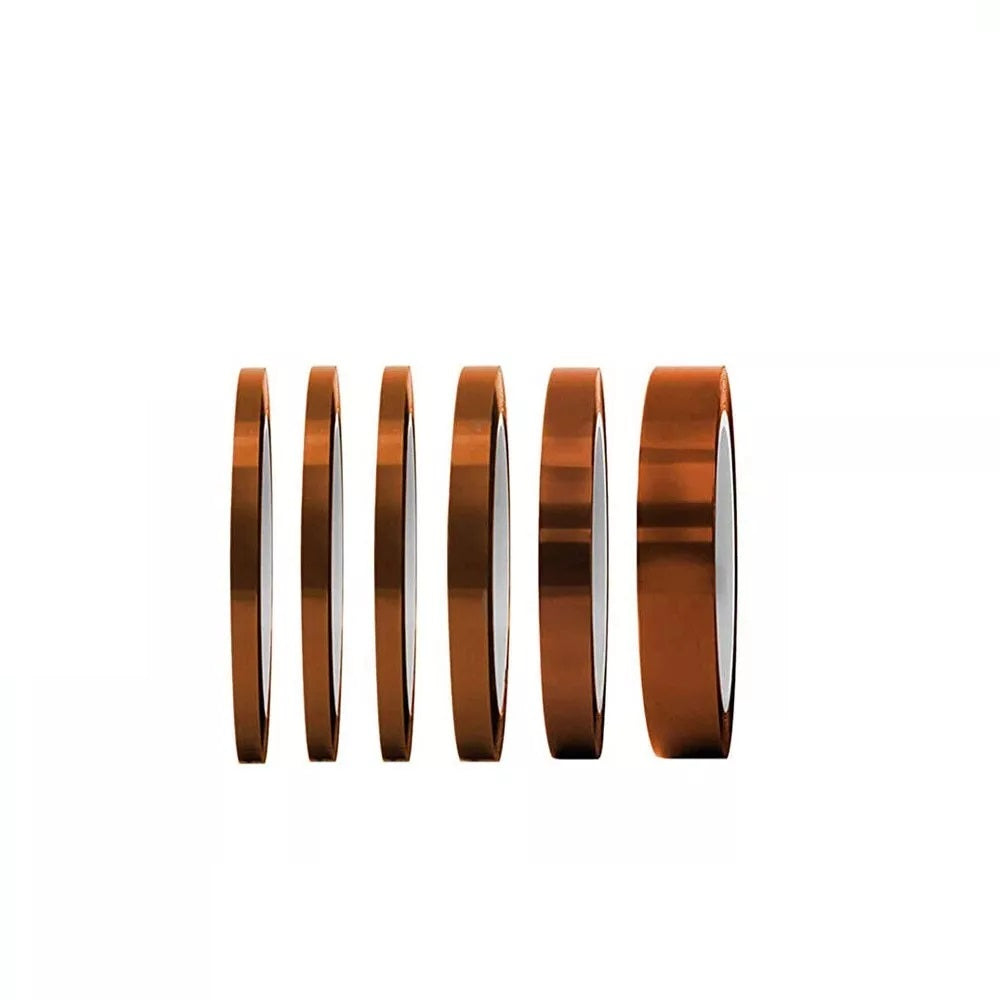 Kapton Polyimide Tape Heat Resistant Adhesive Insulation 5 - 20mm Wide 33M Long