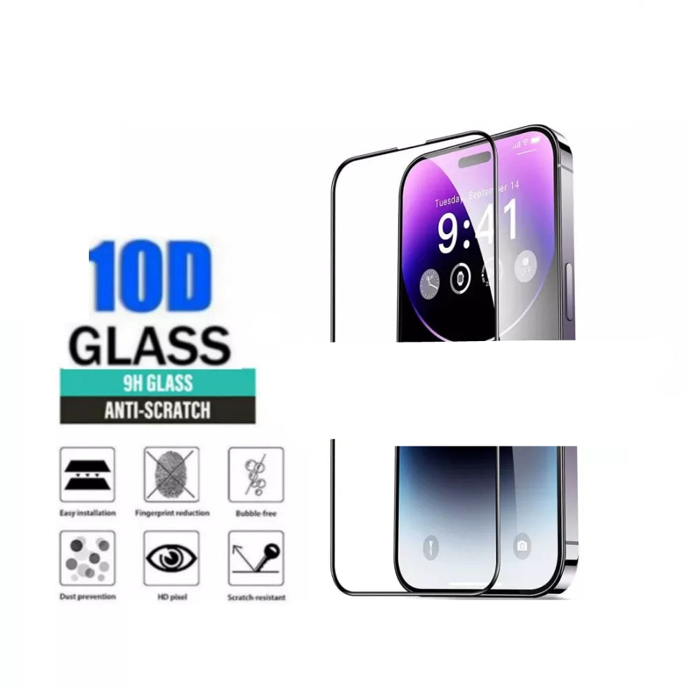 SCREEN PROTECTOR 10D iPhone 11 XR X XS 11 PRO MAX FULL Tempered Glass