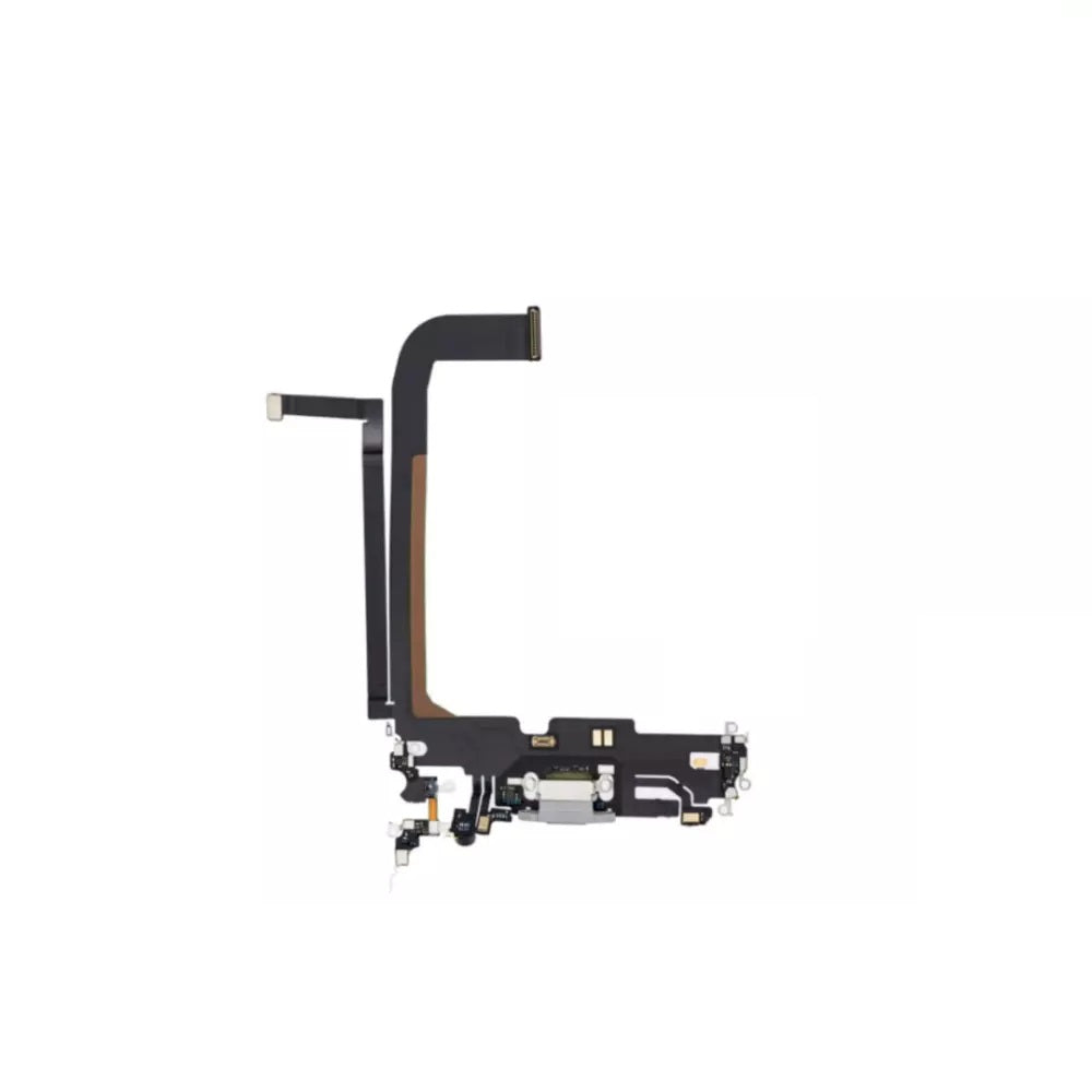 iPhone 13 Pro Max White Charging Port Flex Cable Original with IC