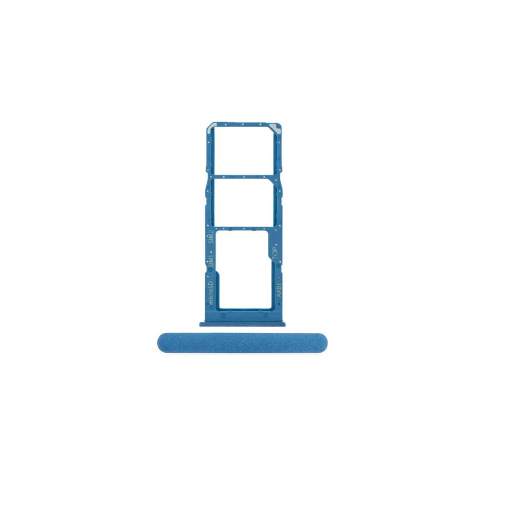 For Samsung Galaxy A02 A022 Replacement Dual Sim Card Tray (Blue) E-Tech61