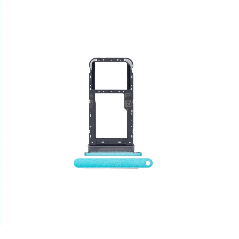 For Motorola Moto E7 Replacement Sim Card Tray (Aqua Blue) E-Tech61