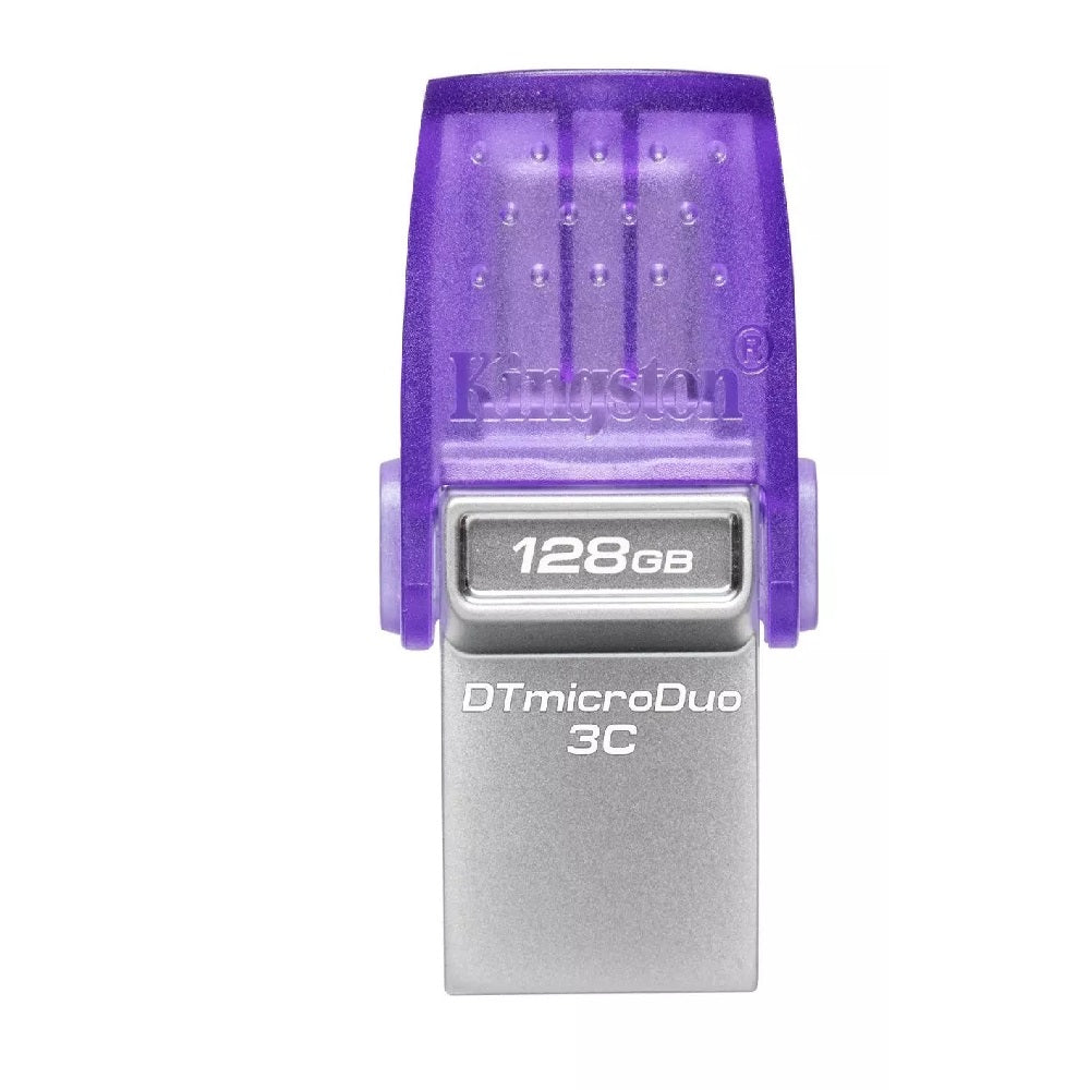 Kingston DataTraveler microDuo 3C USB Flash Drive 128GB USB Gen 3 Type-C and USB