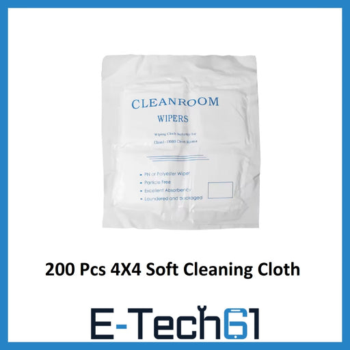 200 Pcs 4×4 Soft Cleaning Cloth For Laptop LED TV Computer & Monitor Cleaner