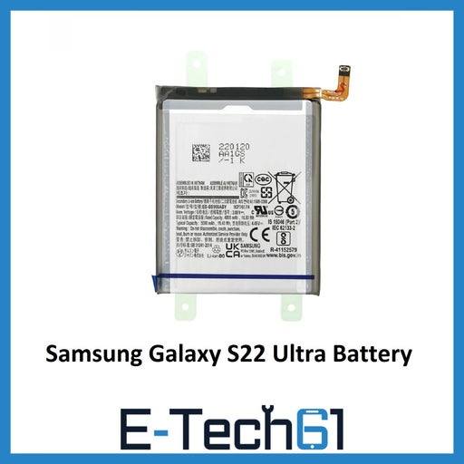 For Samsung Galaxy S22 Ultra Replacement Battery Premium Quality