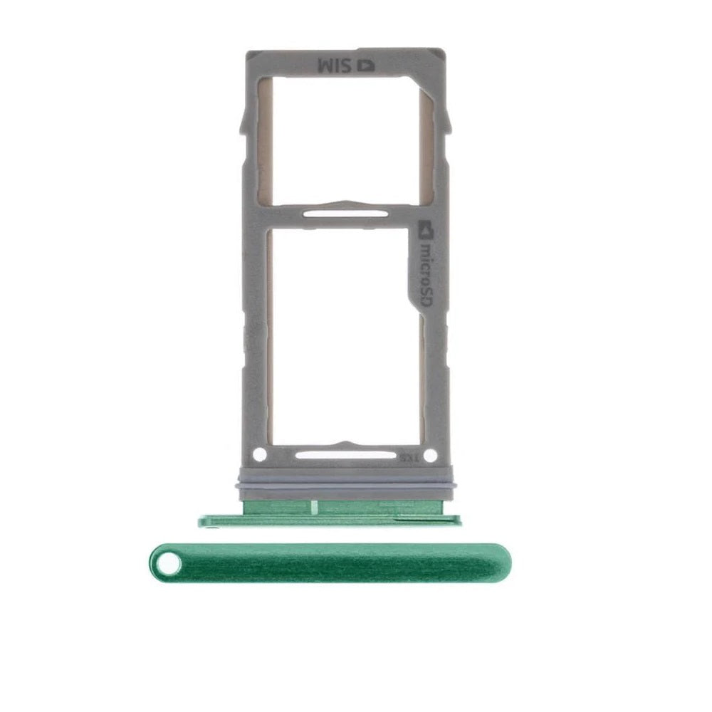 For Samsung Galaxy S10 / S10 Plus Replacement Dual Sim Card Tray (Prism Green) E-Tech61