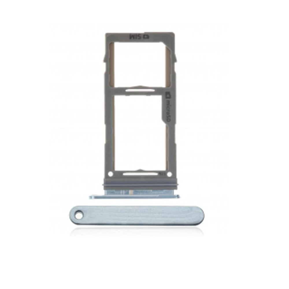 For Samsung Galaxy S10 / S10 Plus Replacement Dual Sim Card Tray (Prism Blue) E-Tech61