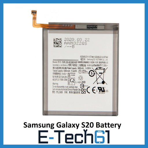 For Samsung Galaxy S20 Replacement Battery Premium Quality