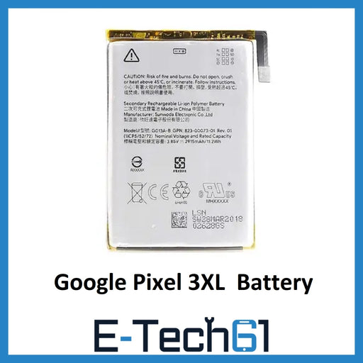 For Google Pixel 3XL Replacement Battery 3430 MAH Premium Quality